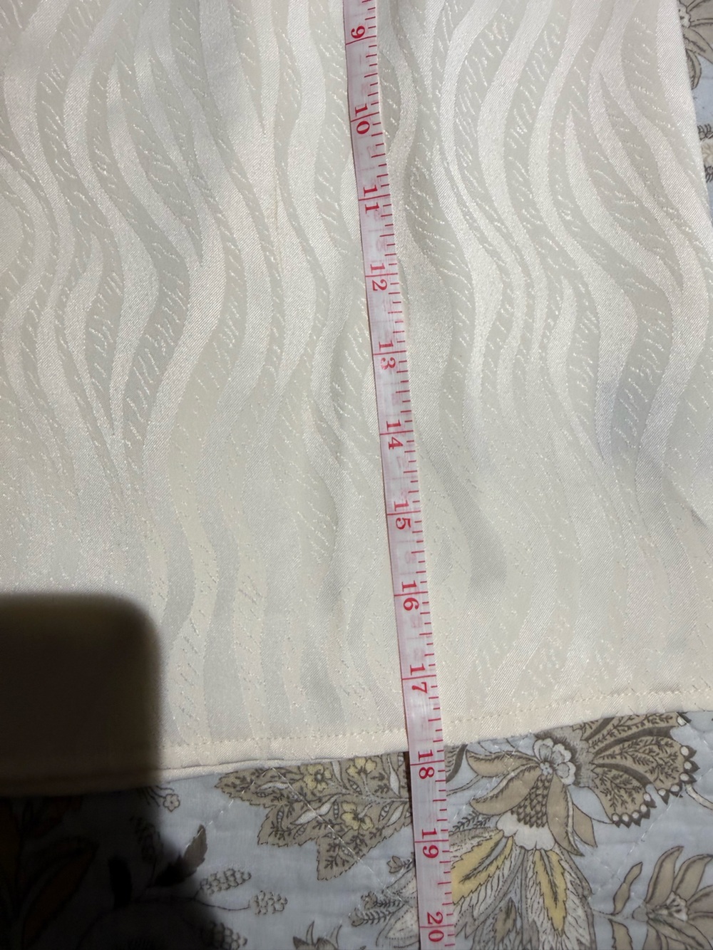 Ruby Rox Cream Textured Ruffle-Hem Blazer - Picture 12 of 14